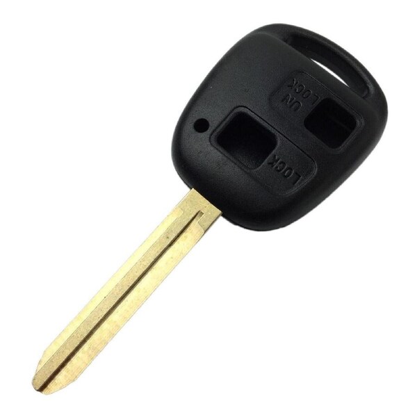 2 Button Key Shell for Toyota Corolla Kluger Prado Yaris Rav4 Camry Echo Prius