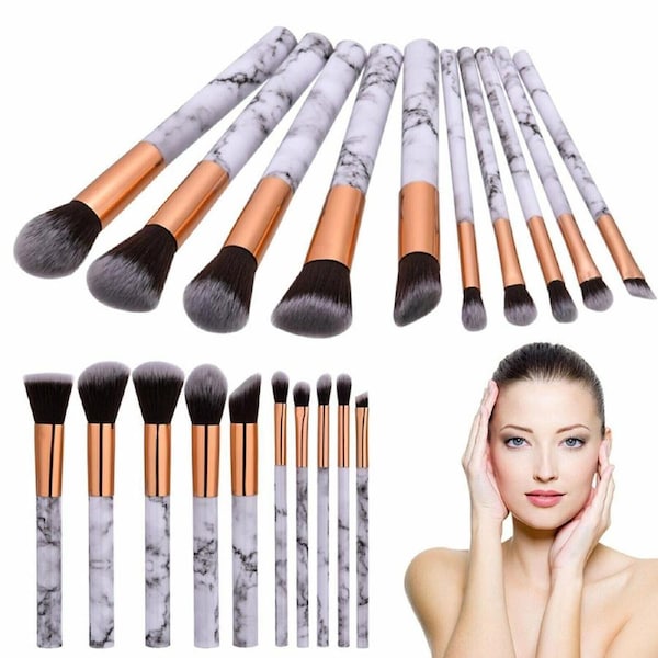Professional Makeup Brush Set Foundation Blusher Cosmetic Make-up Brushes 10pcs