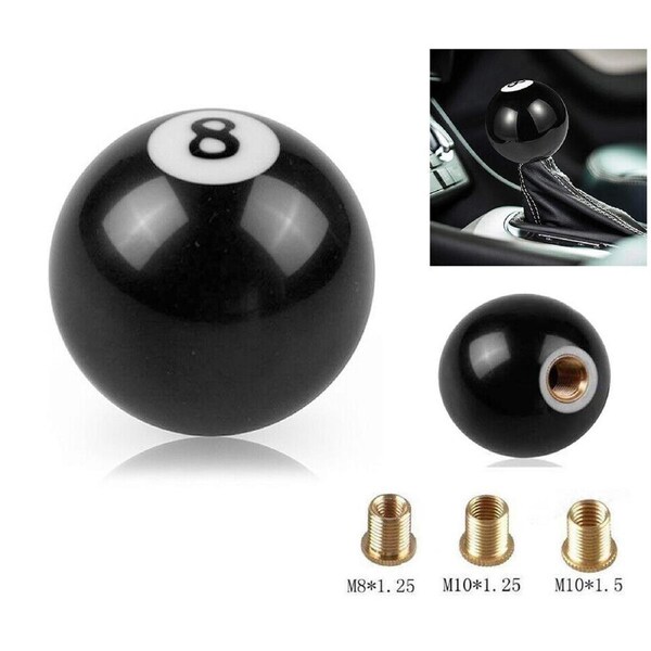 Universal Manual Car Gear Stick Shift Knob Billiard Ball Shifter Lever Cover