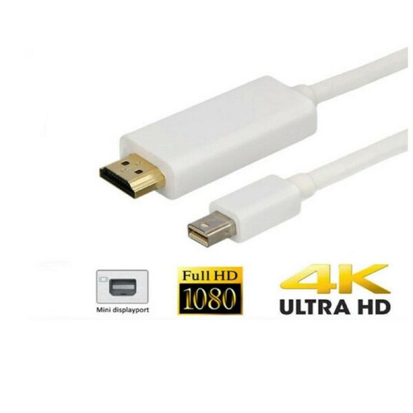 Mini Display Port Thunderbolt to HDMI TV Adapter Mac Macbook Air Pro Cable