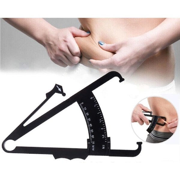 Body Fat Measurement Testing Caliper Skinfold Skin Fold Gym Weight Loss Test
