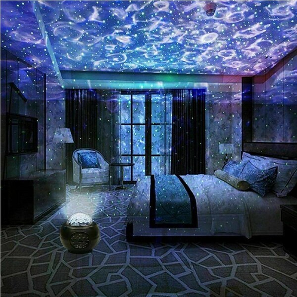 Galaxy Star LED Night Lamp Star Projector Night Light Ocean Wave Projector
