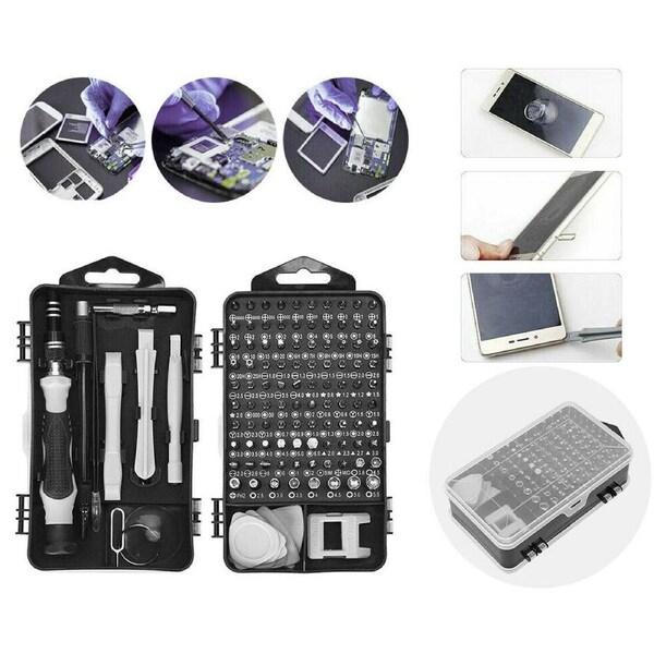 117 IN 1 Precision Screwdriver Set Computer PC Phone Watch Repair Tool Kit DIY