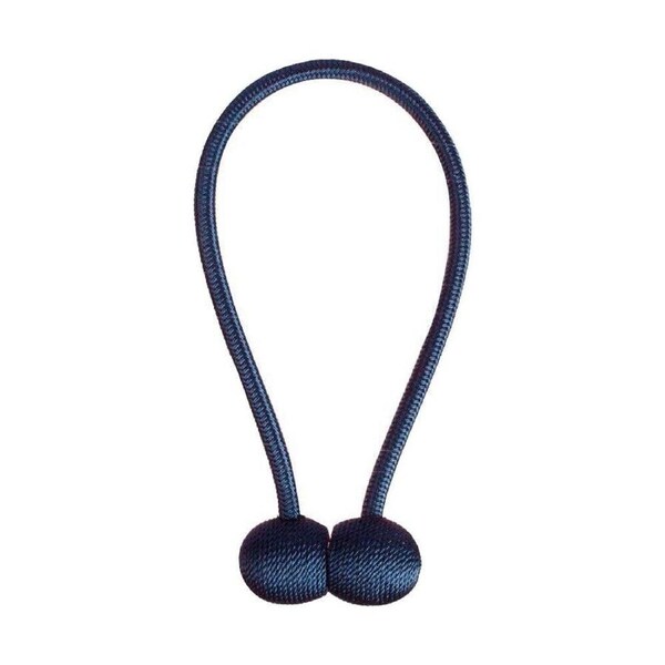 2x Magnetic Ball Curtain Tiebacks Tie Backs Hooks Clothing Home Textiles Blue