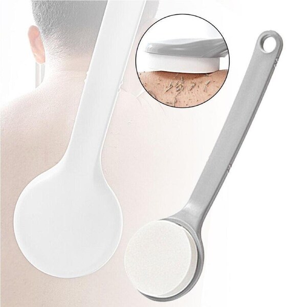 Body Brush Shower Scrubber Lotion Applicator Sponge Bath Back Brush Long Handle