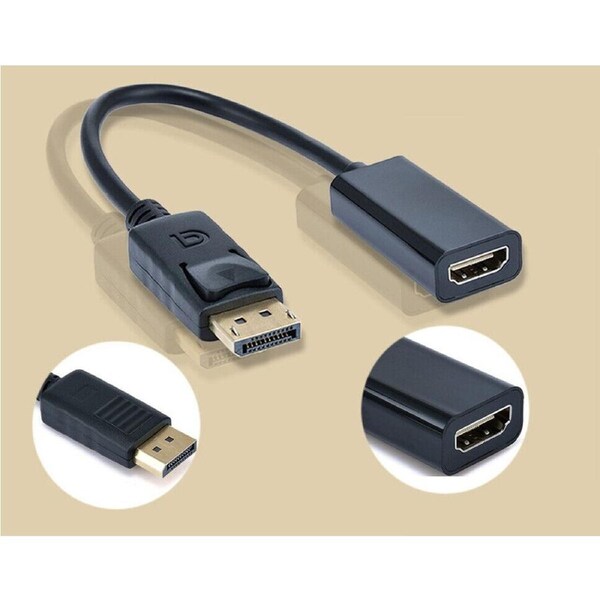 4K Displayport DP Male to HDMI Female Display Port Converter Adapter Cable