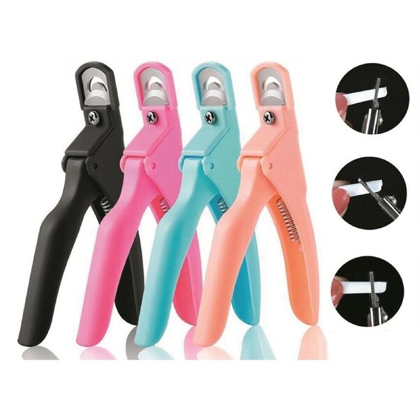 1x Nail Art Edge Cutter UV Acrylic Poly Gel False Clipper Fake Tips Trimmer