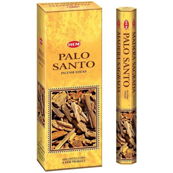 Palo Santo 120 Incense Sticks HEM Natural Holy Wood Relaxation Fragrance Odours
