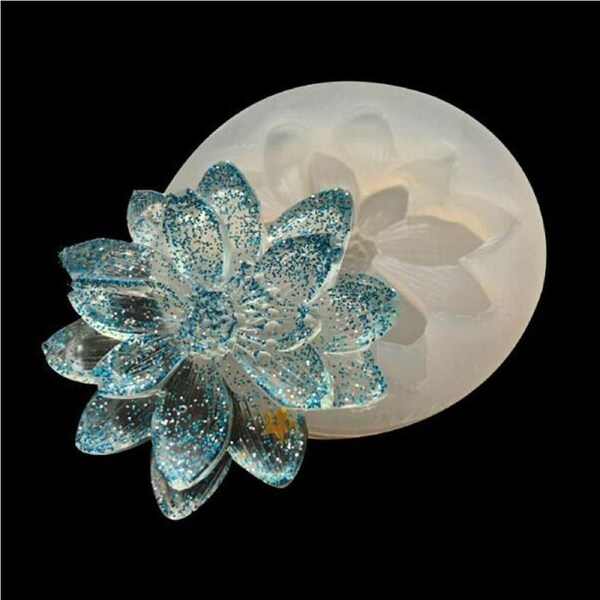 3D Flower Silicone Molds Epoxy Resin Jewelry Pendant Mould Making Craft Mold