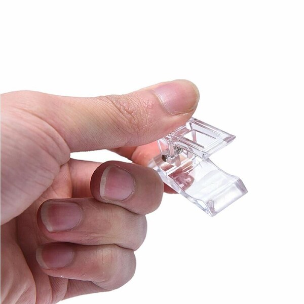 5Pcs Nail Tips Clip Clamps for Poly Gel Builder Tool Building Extension Quick