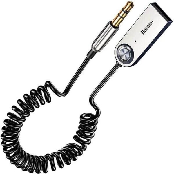 Baseus Wireless Bluetooth 5.0 Receiver Dongle Car AUX Music 3.5mm Adapter Cable