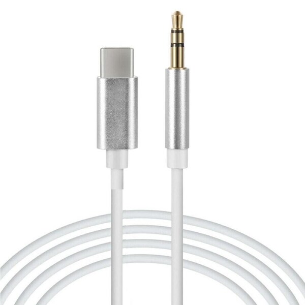 Type C USB-C to 3.5mm Male Audio AUX Cable Adapter For Car Stereo Samsung Huawei