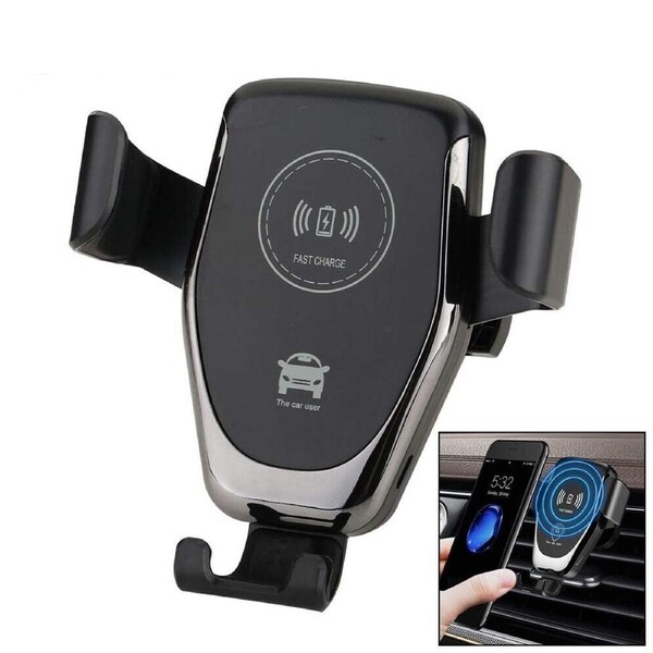 Qi Wireless Car Charger Dock Air Vent Mount Gravity Holder for Mobile Phone