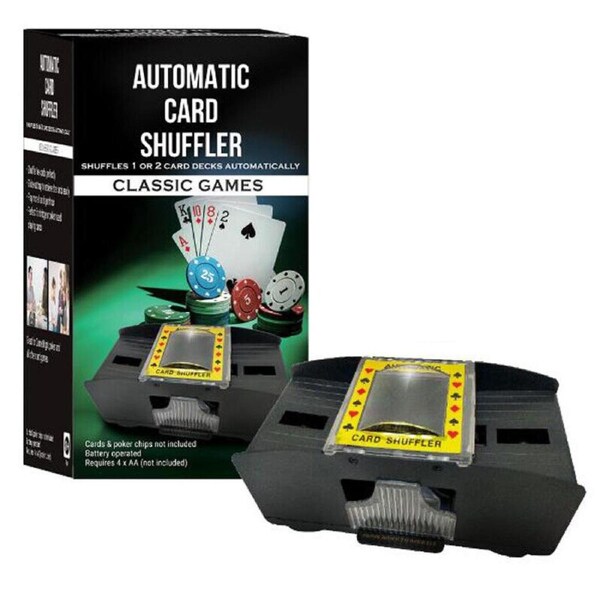 2x Automatic Playing Cards Card Games Poker Sorter Mixer Shuffler Shuffling