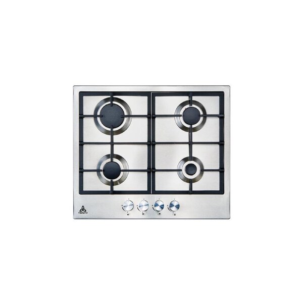 Trinity TRG604SS 60cm 4 Burner Gas Stainless Steel Cooktop