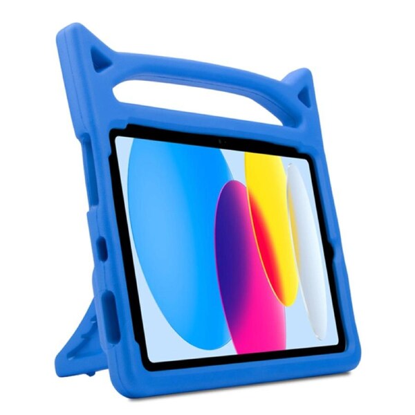 ZUSLAB iPad 10 Case EVA Kids Handle Stand Protective Shockproof Cover for Apple (2022) - Blue