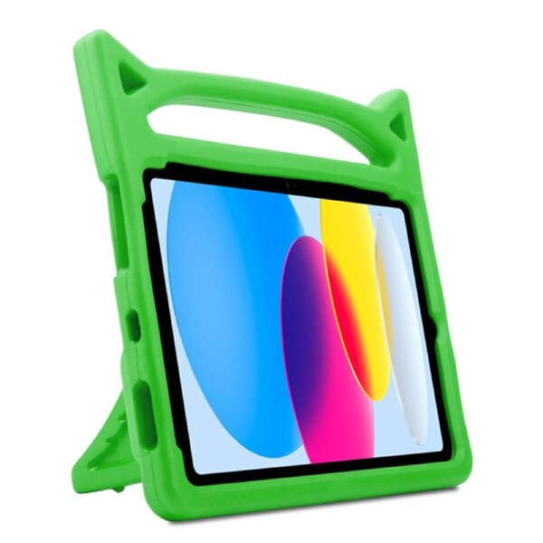 ZUSLAB iPad 10 Case EVA Kids Handle Stand Protective Shockproof Cover for Apple (2022) - Green