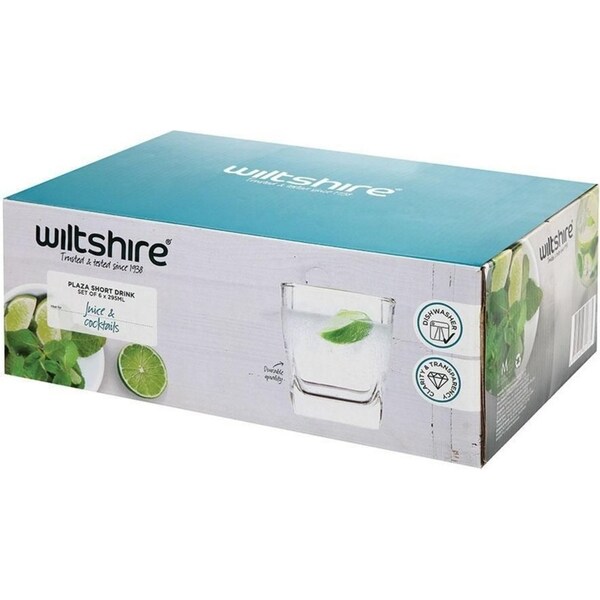 Wiltshire Plaza Short Glasses 300ml