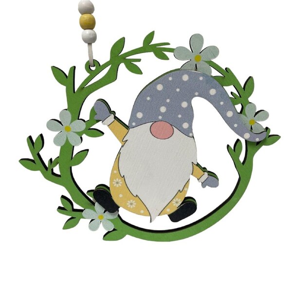 Easter Gnome Hanging Deco 18cm