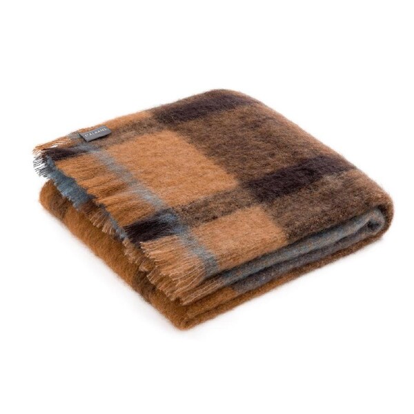 St Albans Mohair Throw Rug Blanket DARGO