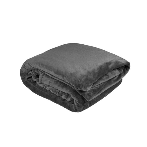 Double/Queen Ultraplush Blanket Charcoal