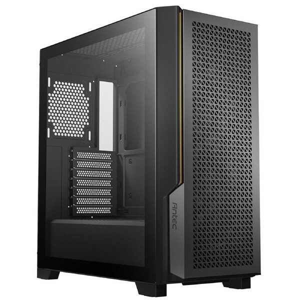 Antec P20C ATX, E-ATX High Airflow, USB-C, Cable management , 4x HDD or SSD , 375mm GPU, 170mm CPU 3x PWM 12 CM Fan, Tempered Glass, Gaming Case