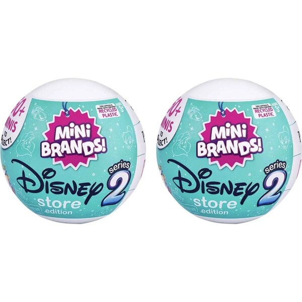 2PK Zuru Surprise Mini Brands Disney Store Edition Series 2 Mystery Capsule 3y+