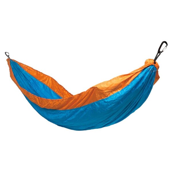 Travel Hammock - Hawai Ocean Body & Dark Cheddar Border Single