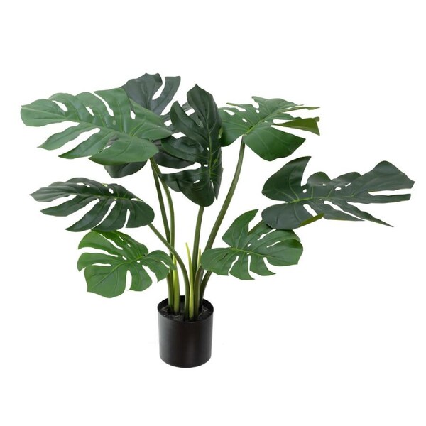 75cm Potted Faux Monstera Vine Plant Artificial Flowers Interior Decoration