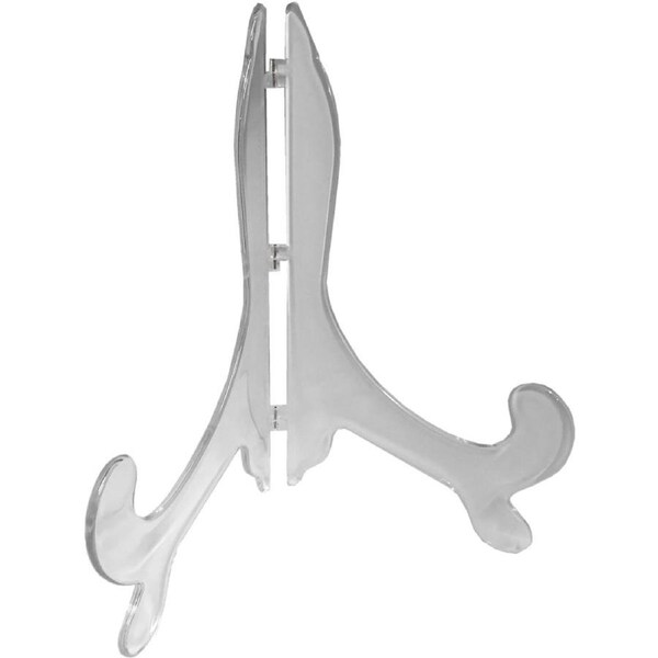 15cm Plastic Display Easel Stand Plate Picture Photo Holder Table D?cor