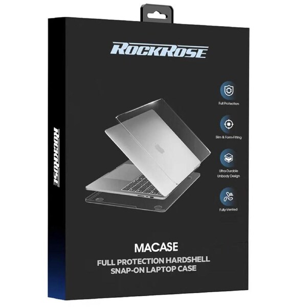 RockRose Macase Snap-On Shell Case Ultra Clear For 2021 Apple MacBook Pro 14.2in