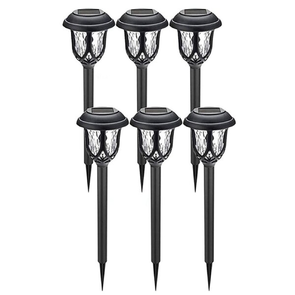 Solar Garden Lights, Solar Lights Outdoor IP45 Waterproof for Garden Lawn Patio Pathway Yard (6 Pack)