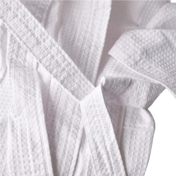 Alliance White Waffle Bathrobe