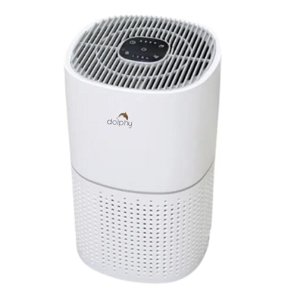 Dolphy Desktop Air Purifier with HEPA Filter 75W - Quiet High-Efficiency Air Cleaner with Odour Removal for Home, Office & Commercial Use