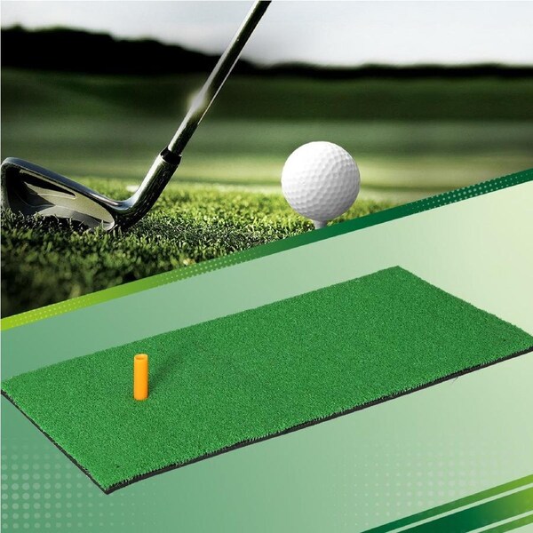 30 x 60cm Everfit Golf Hitting Mat Portable Driving Range Training Aid