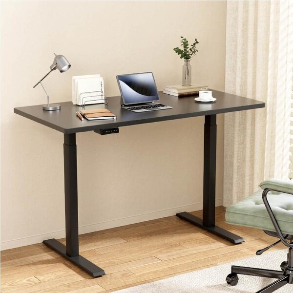 1 Adjustable Height Electric Standing Desk Computer Desks Dual Motor
