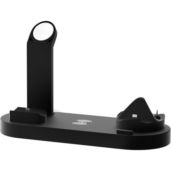 10W Devanti Wireless Charger 4-in-1 Dock Multi-function Charging Station for Phone