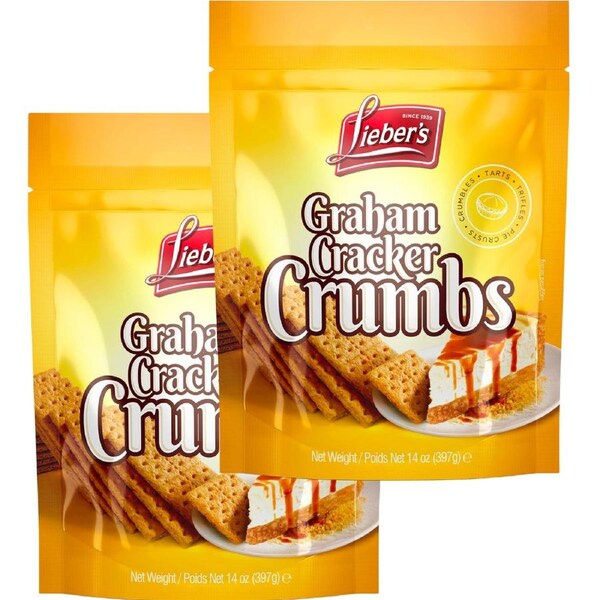 Liebers Graham Cracker Crumbs 397g x 2