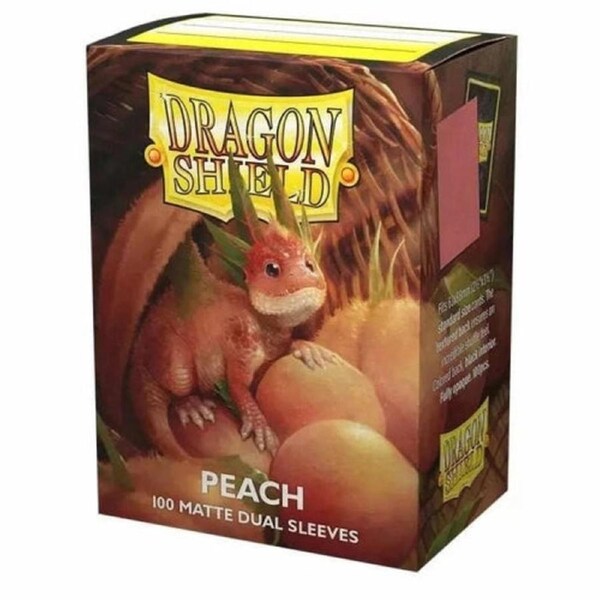 Dragon Shield - Standard Dual Matte Peach Sleeves 100 pack