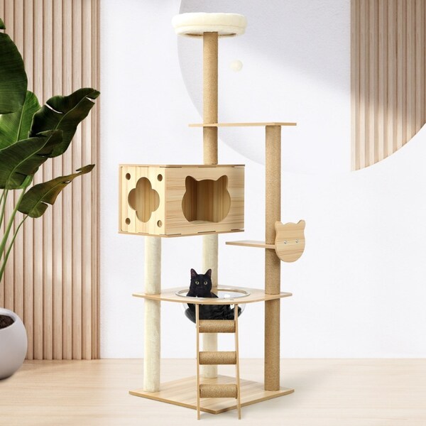 Alopet Cat Tree 162cm Trees Scratching Post Scratcher Tower Condo House Furniture Wood
