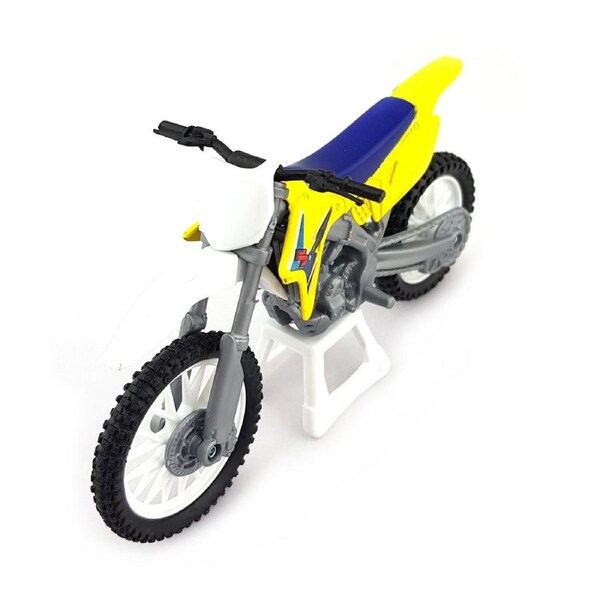 NewRay Licensed 1:18 Scale Suzuki RM-Z450 Diecast Model Bike Yellow