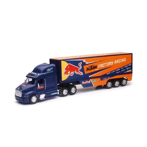 NewRay Licensed 1:32 Scale KTM Racing Team Truck Peterbilt 17 Diecast Model Truck