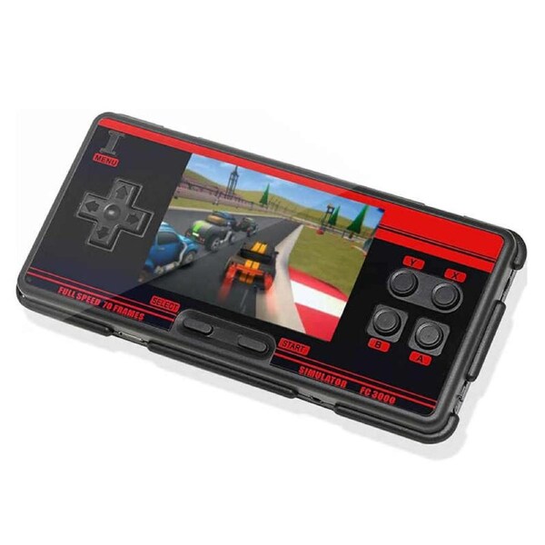 Nevenka 3.0 in Screen Handheld Game Console HD AV Output with 5000 Classic Games-Black