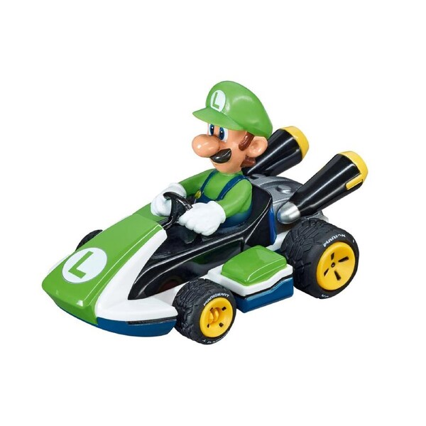 Carrera Licensed 1:43 Scale Nintendo Mario Kart 8 Luigi Model Car Green