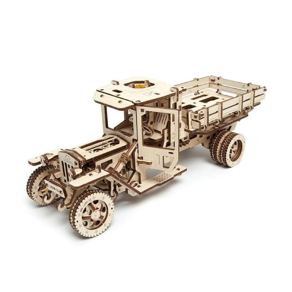 Ukraine Made UGears DIY Self Propelled Wooden 3D Puzzle Truck UGM 11 Mechanical Model Kit