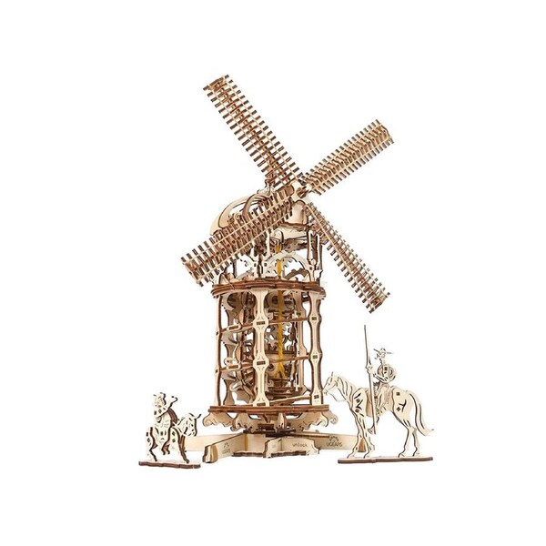 Made in UkraineUGears Tower Windmill Wooden Mechanical 3D Puzzle DIY Kit