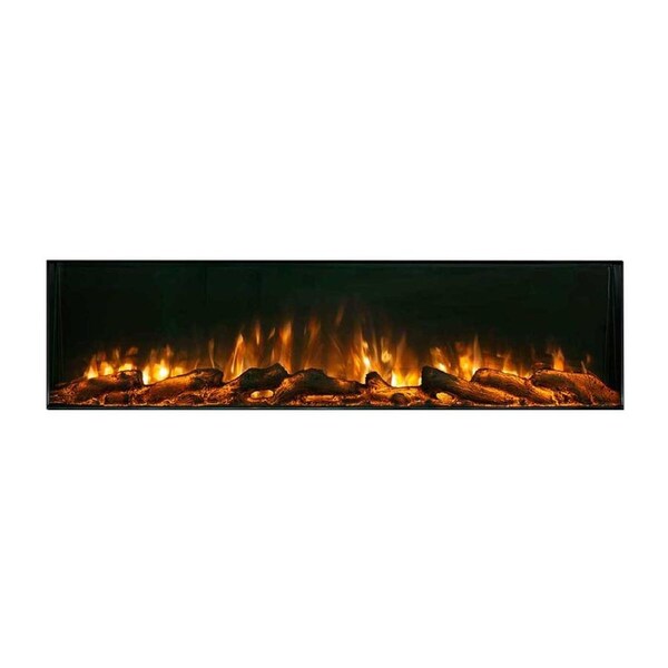 Aristo 1500W 50 inch Built-in Recessed Electric Fireplace - Frameless