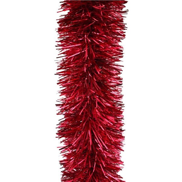 5m PEONY ROSE Christmas Tinsel 100mm wide