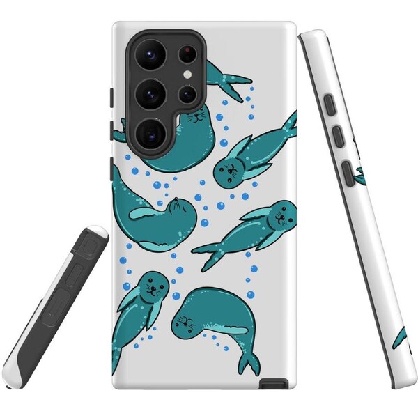 For Samsung Galaxy S23 Ultra Case Shielding Cover, Baby Seals