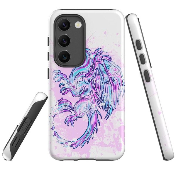 For Samsung Galaxy S23 Case Shielding Cover, Dragon